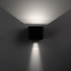 LEDS-C4 Wilson -LED-seinälamppu 11 cm antrasiitti