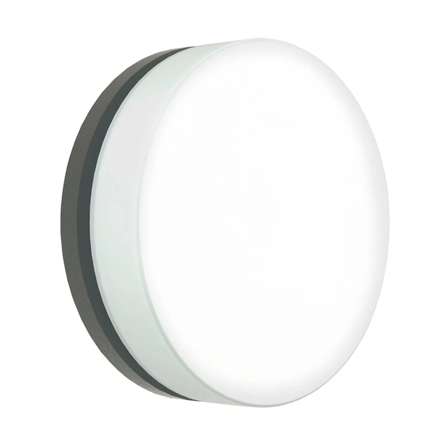 LED-seinävalaisin 6307 antrasiitti, IP65, Ø 19 cm