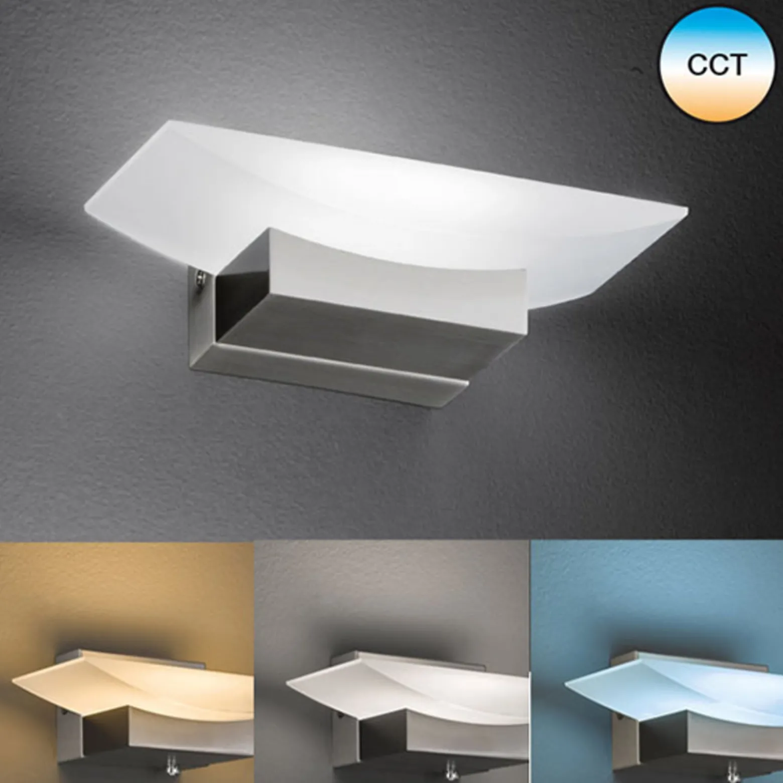 LED-seinävalaisin Bowl TW katkaisija, värin vaihto