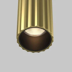 LED-seinävalaisin Calipso, messinki, korkeus 49 cm, metalli, 4-lamppuinen.