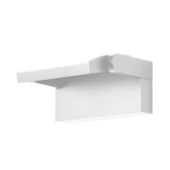 LED-seinävalaisin CMD 9110, valkoinen, leveys 21 cm, metalli, IP54