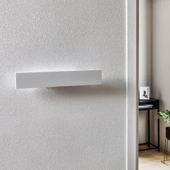LED-seinävalaisin Concha 47 cm, valkoinen