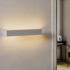 LED-seinävalaisin Concha 47 cm, valkoinen