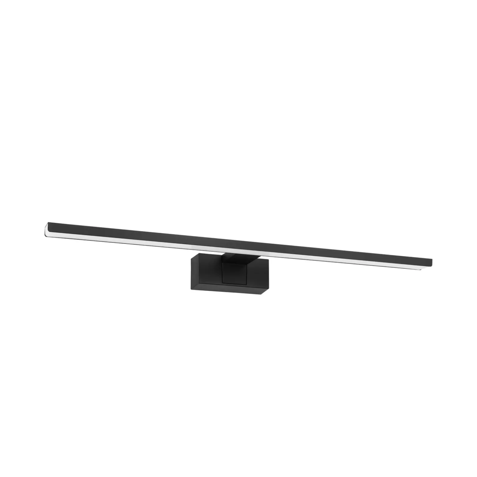 LED-seinävalaisin Conettilla, musta, leveys 60 cm, IP44, CCT