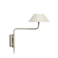 LED-seinävalaisin COVER, hiekanvärinen, ulkonema 30 cm, metalli