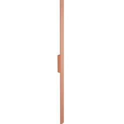 LED-seinävalaisin Demi L, tiilenpunainen, alumiini, korkeus 144 cm, IP54