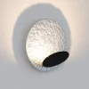 LED-seinävalaisin Infinity, hopea, Ø 20 cm