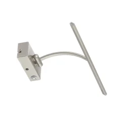 LED-seinävalaisin Matisse, leveys 34 cm, hopea