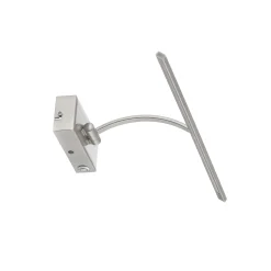 LED-seinävalaisin Matisse, leveys 45 cm, hopea