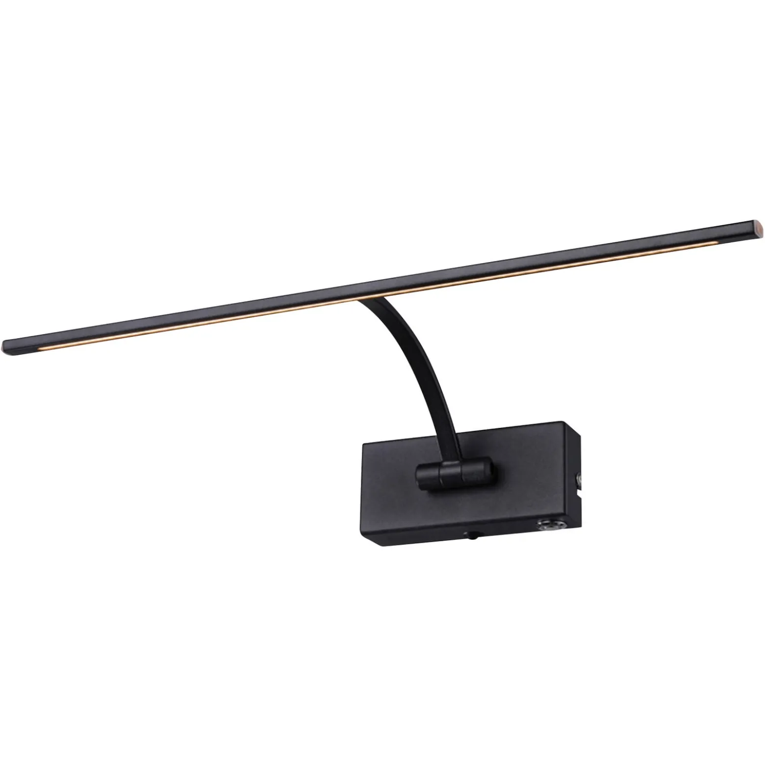 LED-seinävalaisin Matisse, leveys 45 cm, musta