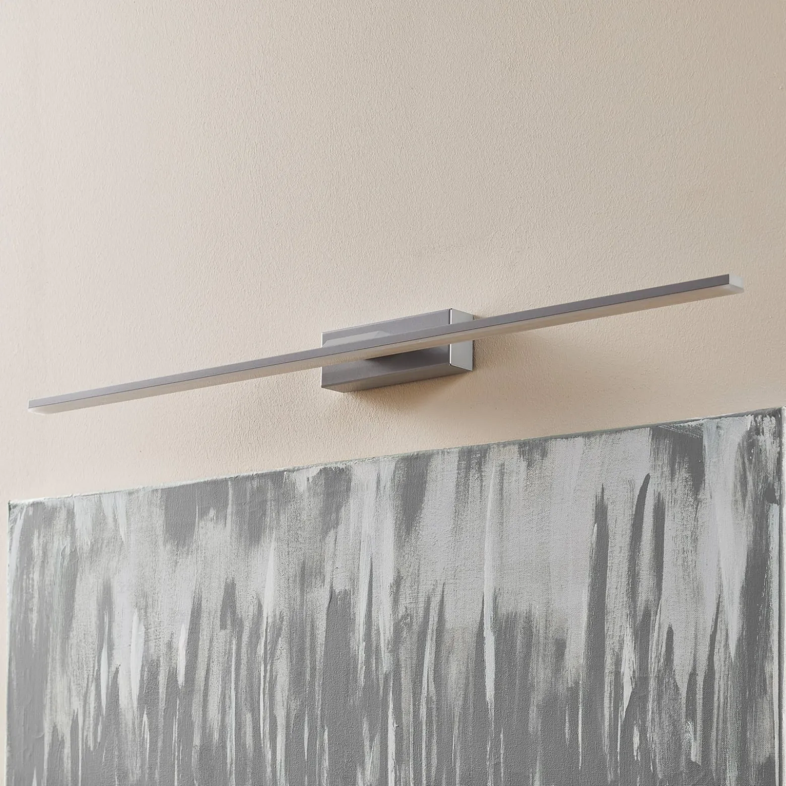 LED-seinävalaisin Miroir 80 cm alumiini 4000K