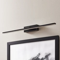 LED-seinävalaisin Miroir 60 cm musta 4000K