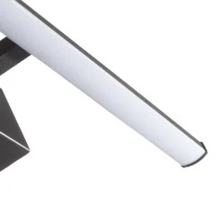 LED-seinävalaisin Nala, musta, leveys 50 cm