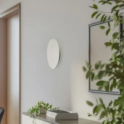 LED-seinävalaisin Orios Plus, hiekanvärinen, metalli, Ø 30 cm