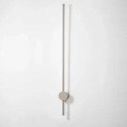 LED-seinävalaisin Orla M, hiekka, alumiini, korkeus 97 cm