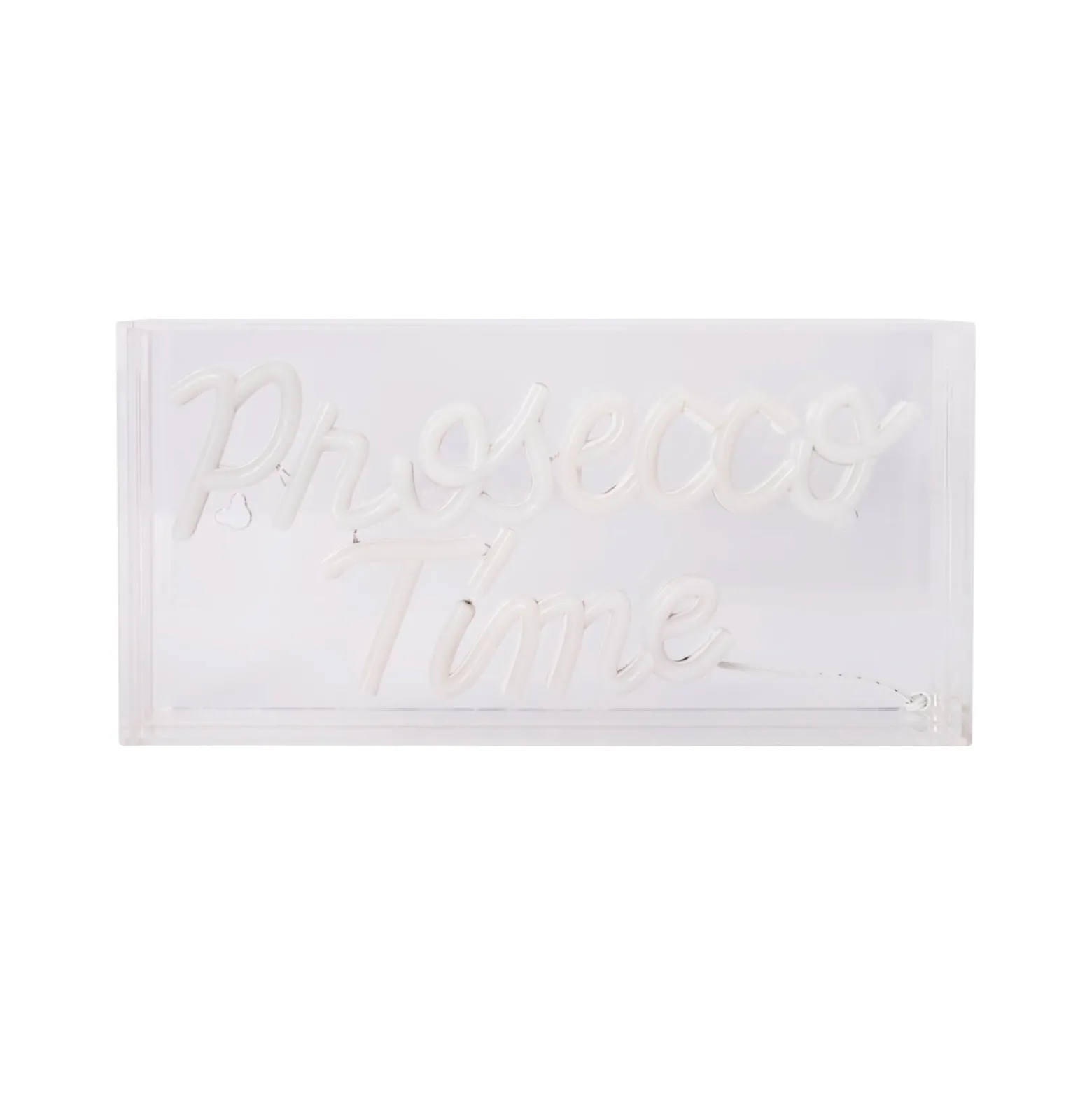 LED-seinävalaisin Prosecco Time kirkas 30x15 cm muovi USB RGB