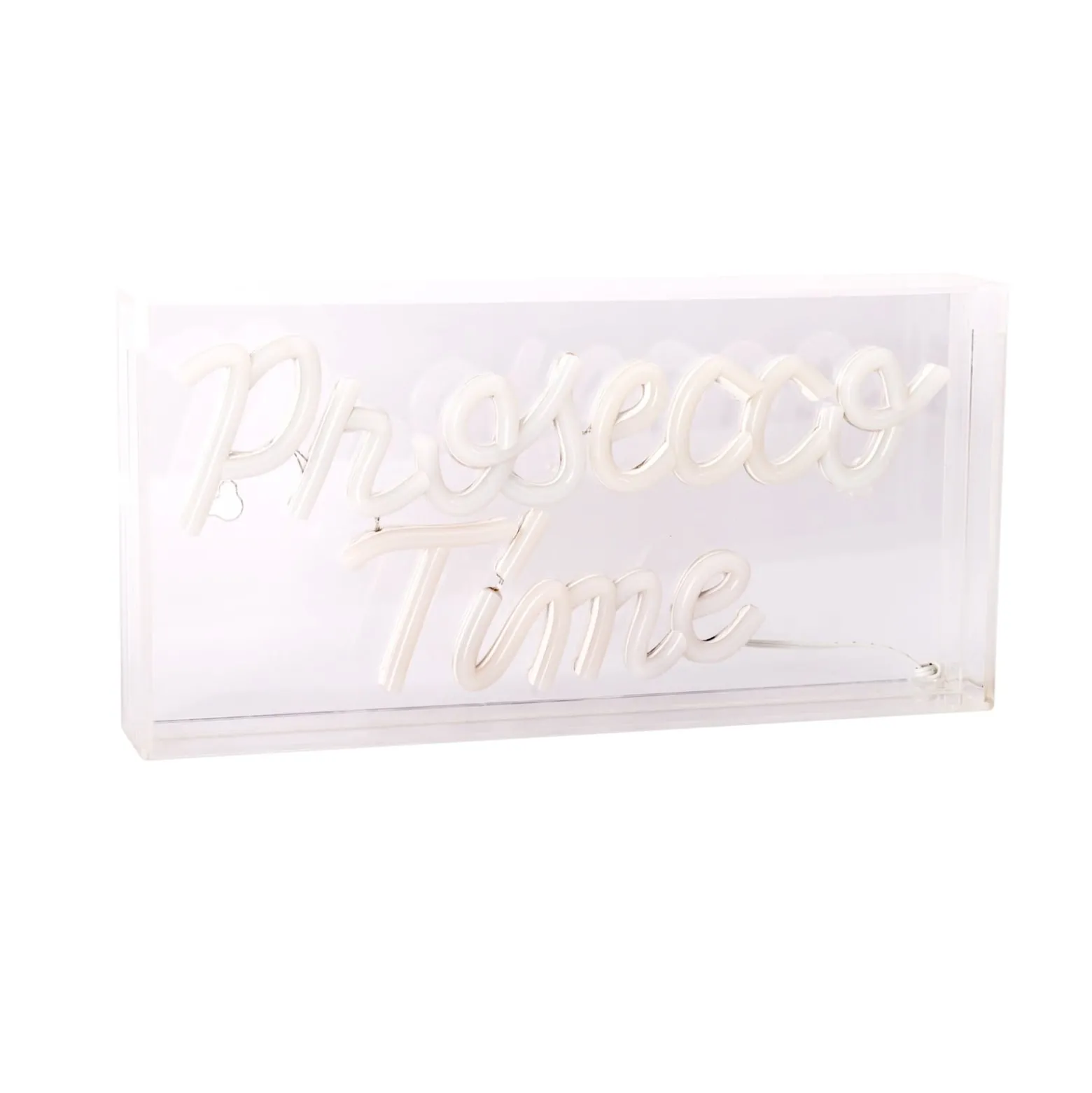LED-seinävalaisin Prosecco Time kirkas 30x15 cm muovi USB RGB