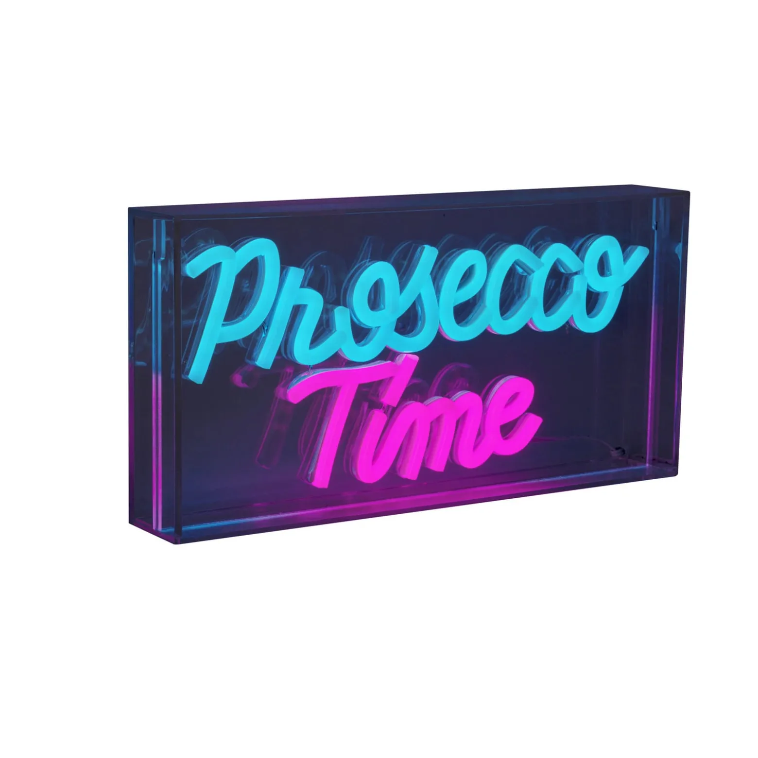 LED-seinävalaisin Prosecco Time kirkas 30x15 cm muovi USB RGB