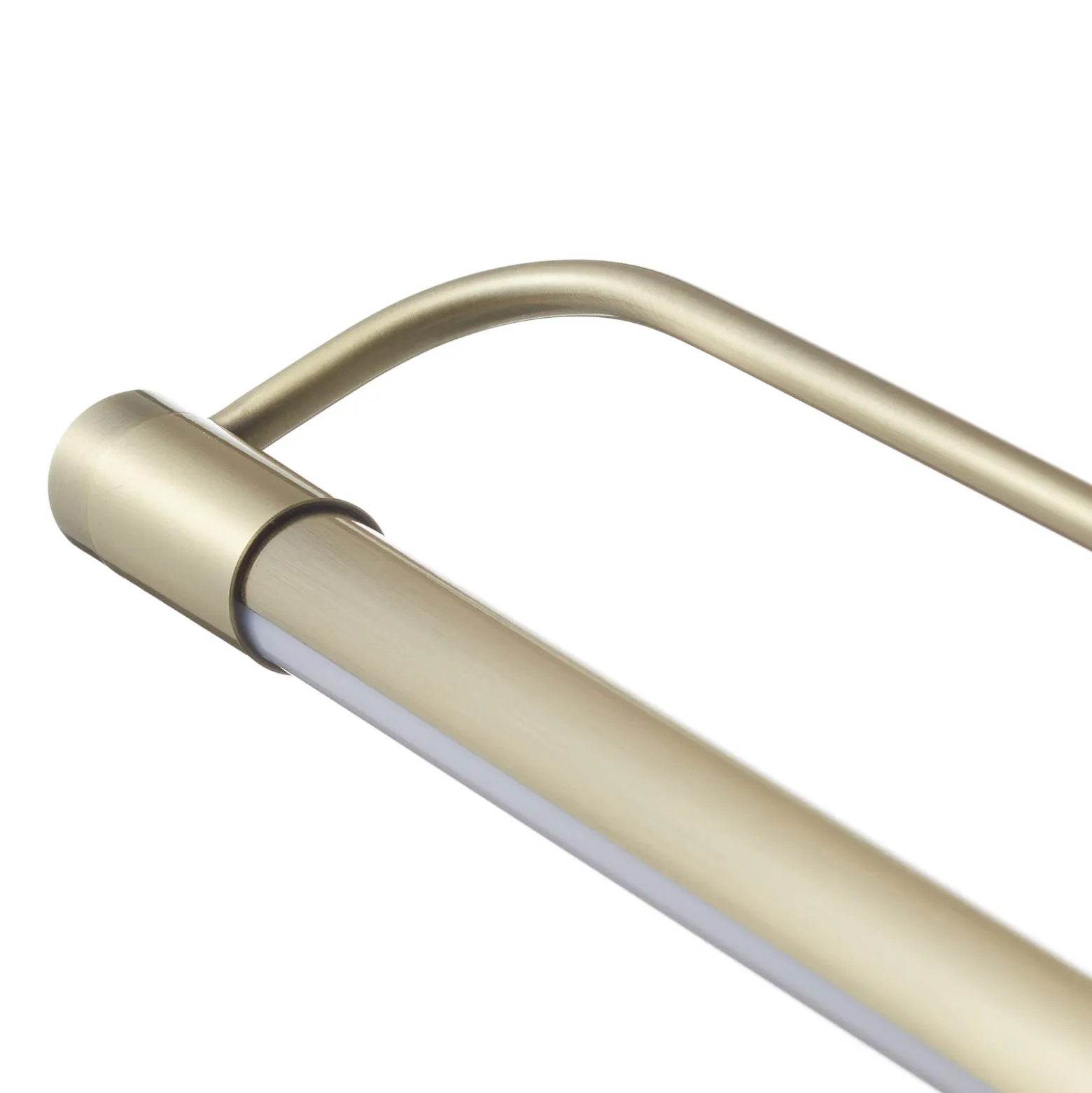 LED-seinävalaisin Rapallo, messinki, IP44, 40 cm