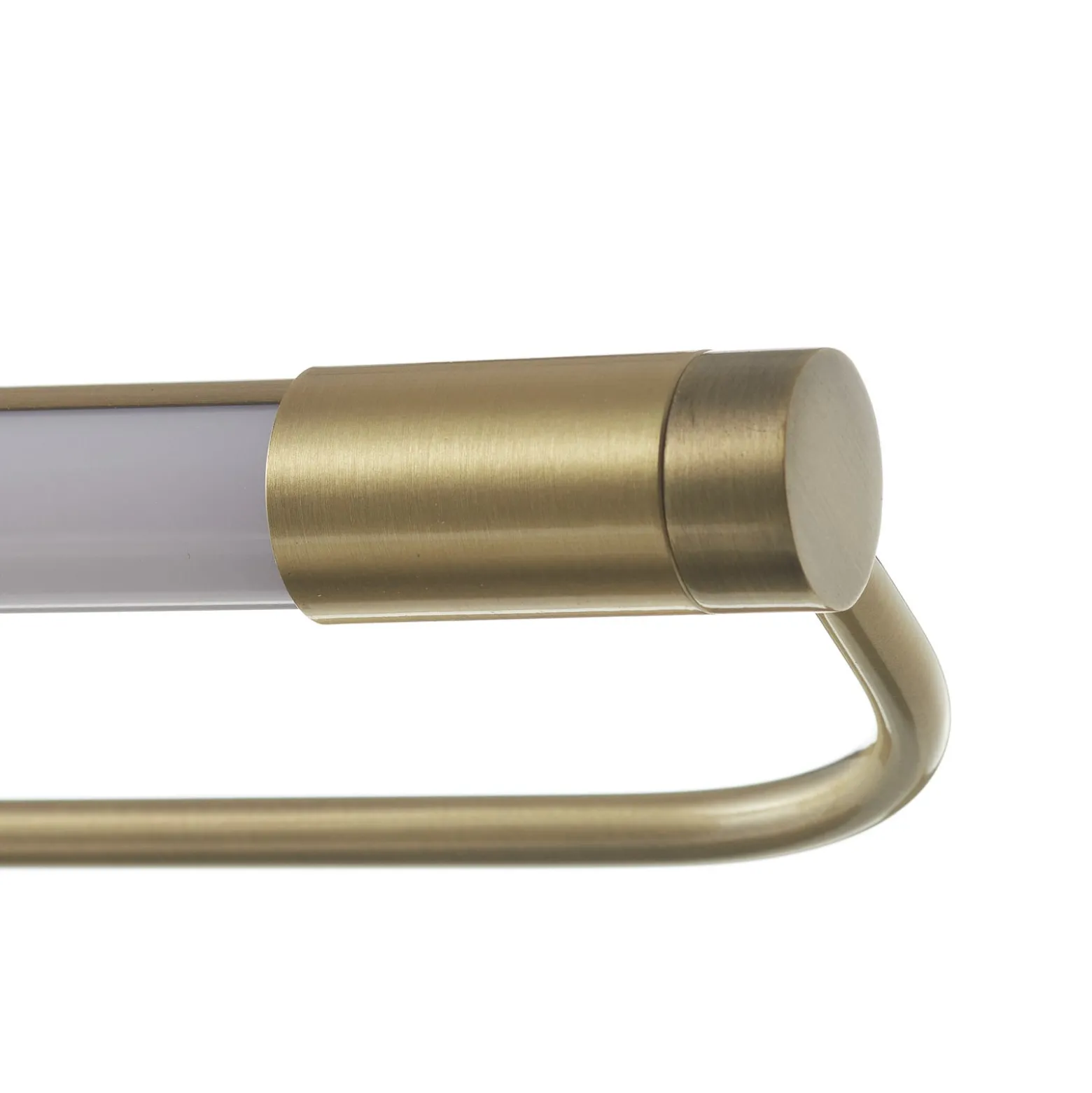 LED-seinävalaisin Rapallo, messinki, IP44, 40 cm