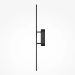 LED-seinävalaisin RENAISSANCE, musta/musta, korkeus 63 cm, 2-osainen.
