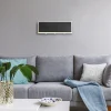 LED-seinävalaisin Saidy, leveys 25 cm, musta, metalli