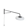 LED-seinävalaisin Sway, musta, ulottuvuus 120 cm, metalli