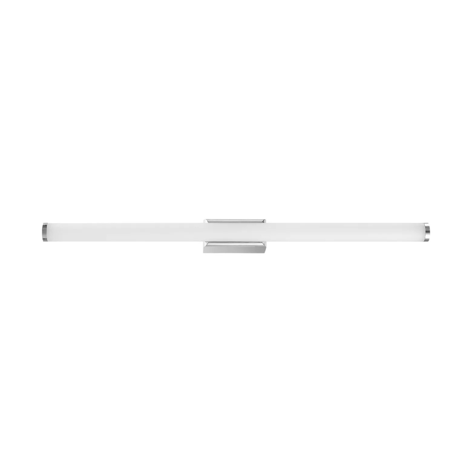 LED-seinävalaisin VINA M, kromivärinen, leveys 60 cm, IP44, CCT
