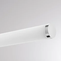 LED-seinävalaisin VINA S, kromivärinen, leveys 40 cm, IP44, CCT