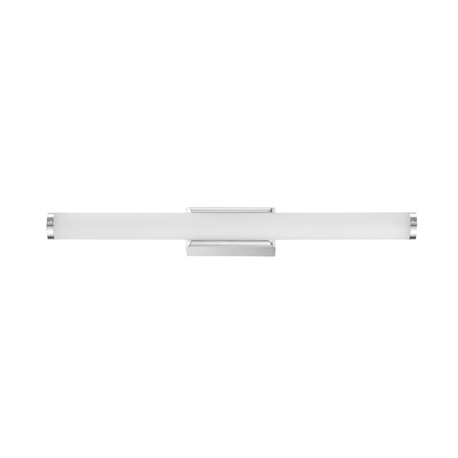 LED-seinävalaisin VINA S, kromivärinen, leveys 40 cm, IP44, CCT