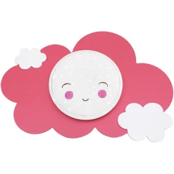 LED seinävalo kuvapilvi Starlight Smile, vaaleanpunainen