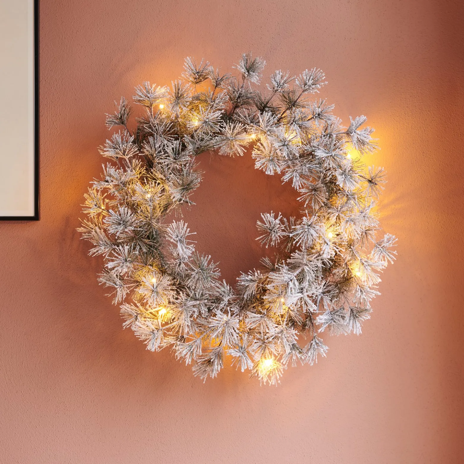 LED-seppele Alfi, vihreä/luminen, Ø 45 cm