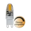 LED tappilamppu, G9, 1,8 W, kirkas, 2 800 K, himmennettävä, 200 lm