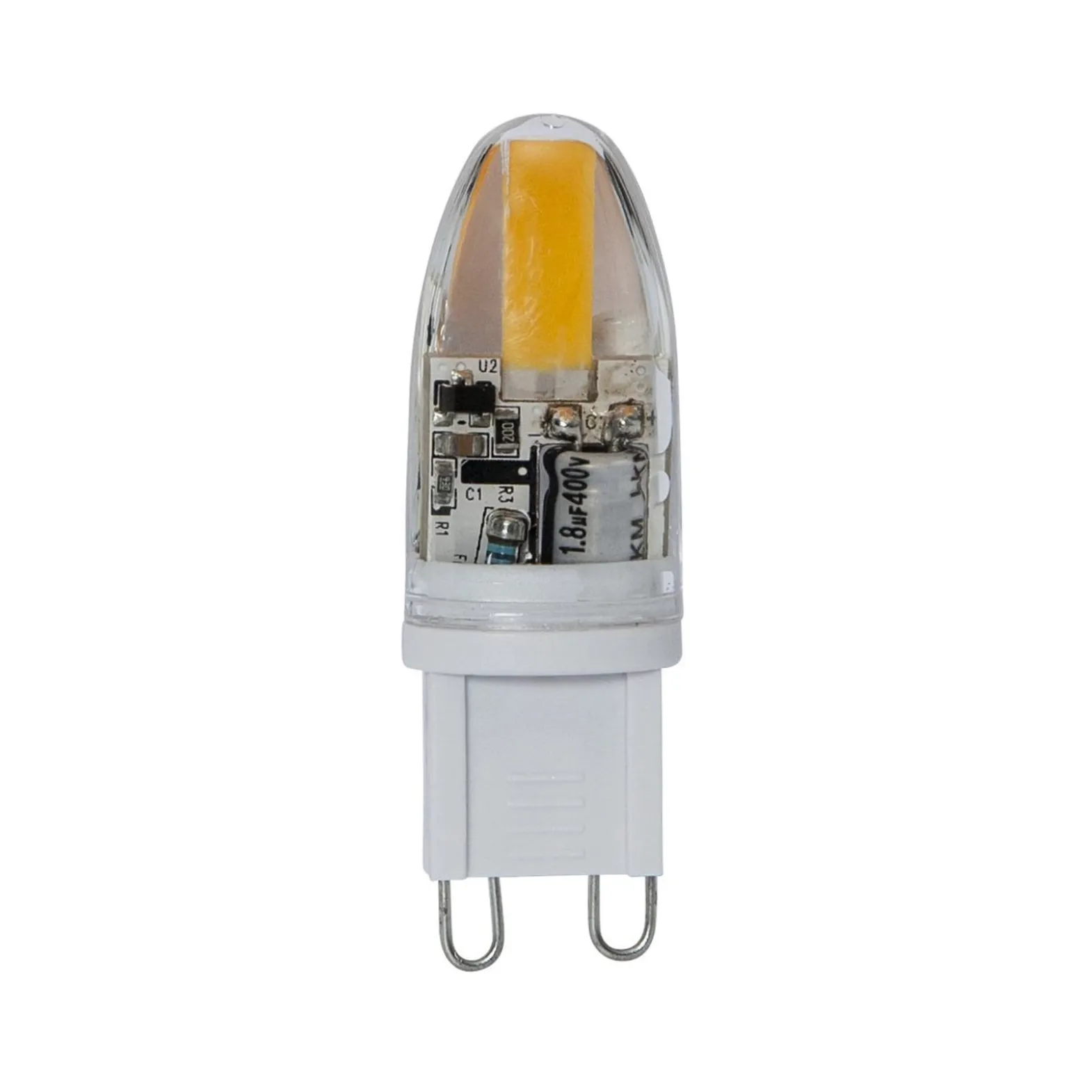 LED tappilamppu, G9, 1,8 W, kirkas, 2 800 K, himmennettävä, 200 lm