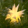 LED-tähti 18-sakarainen Ø 12 cm valkoinen paristo