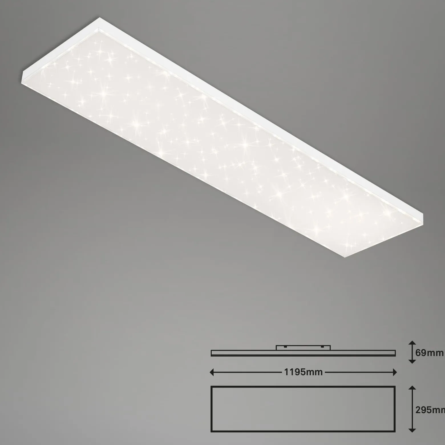 LED-tähtitaivas Frameless CCT, 120x30cm
