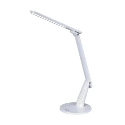 LED-työpöytälamppu Zig, valkoinen käyttöpaneeli