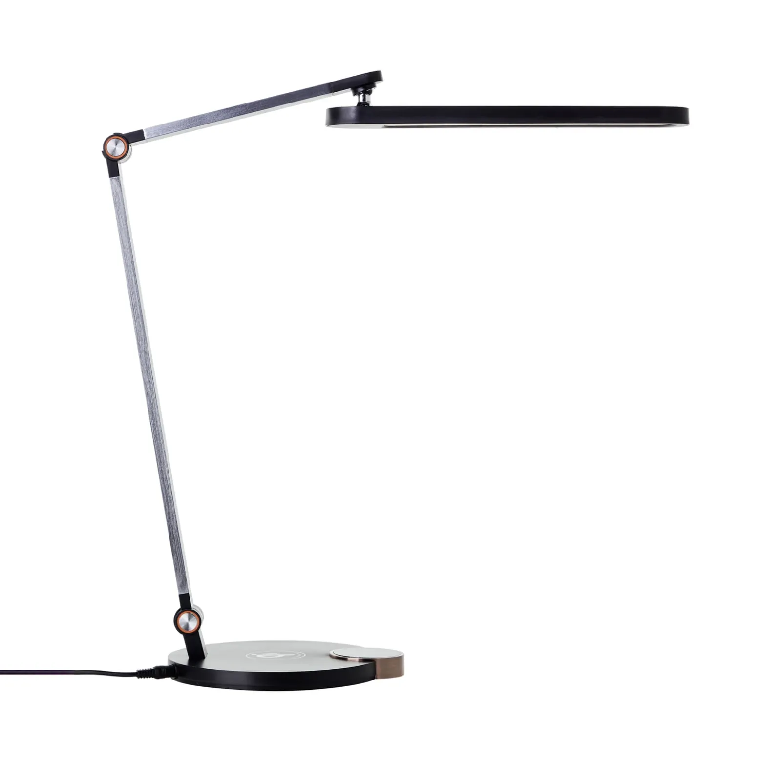 LED-työpöytävalaisin Officehero, CCT, musta