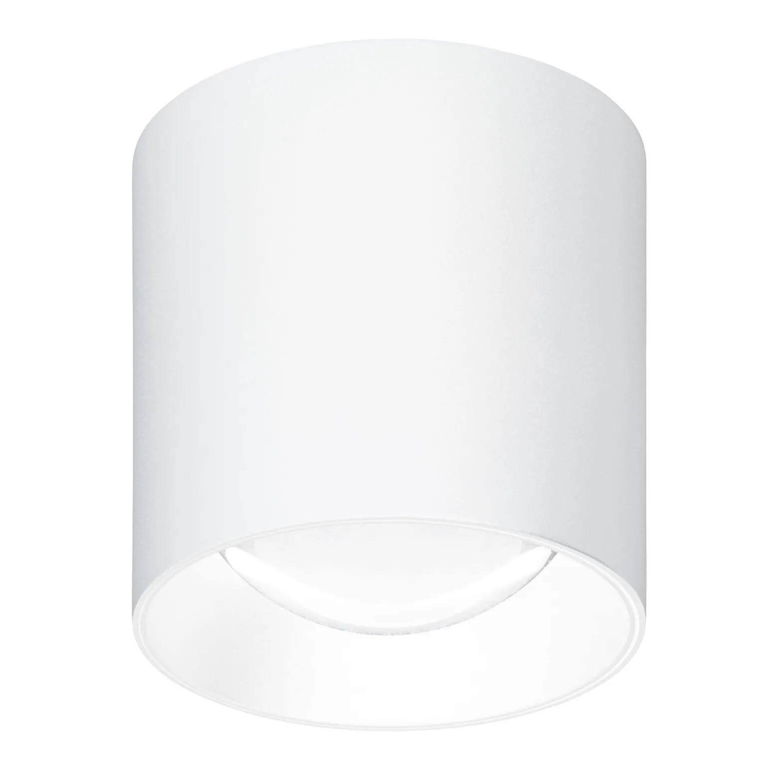 LED-ulkokattovalaisin 5174, valkoinen, 9 cm, metalli, IP54, CCT