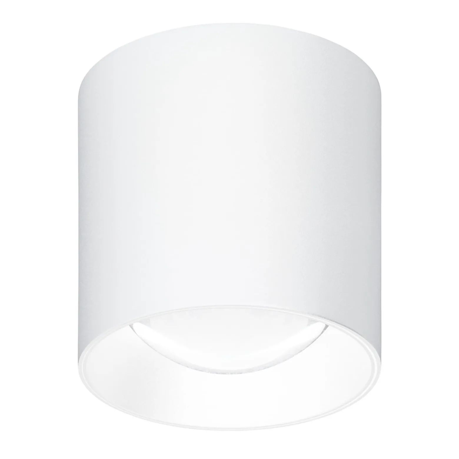 LED-ulkokattovalaisin 5174, valkoinen, 9 cm, metalli, IP54, CCT
