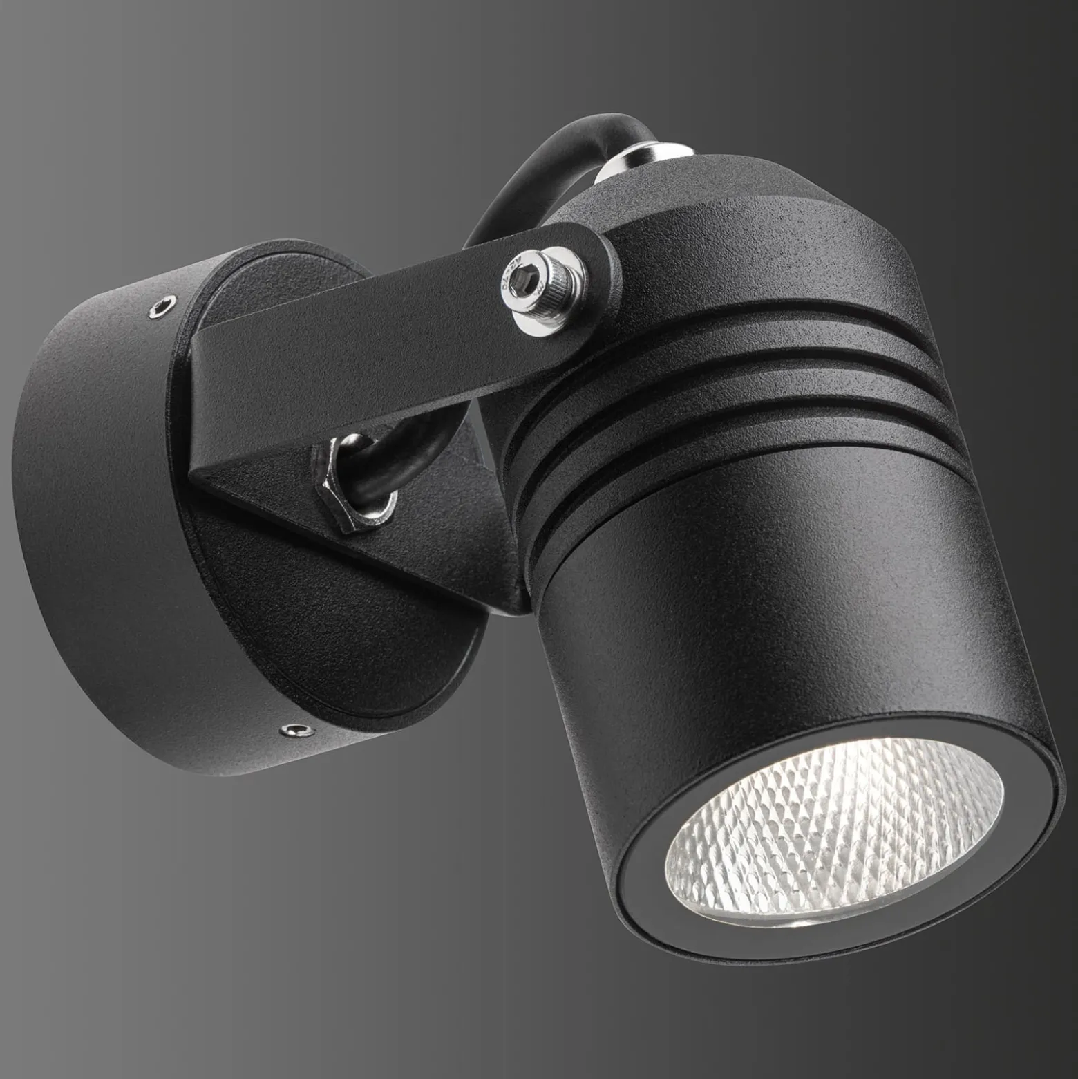 LED-ulkokohdevalo 5019, musta, IP54