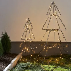 LED ulkokoriste Valopuu Foldy, korkeus 135 cm