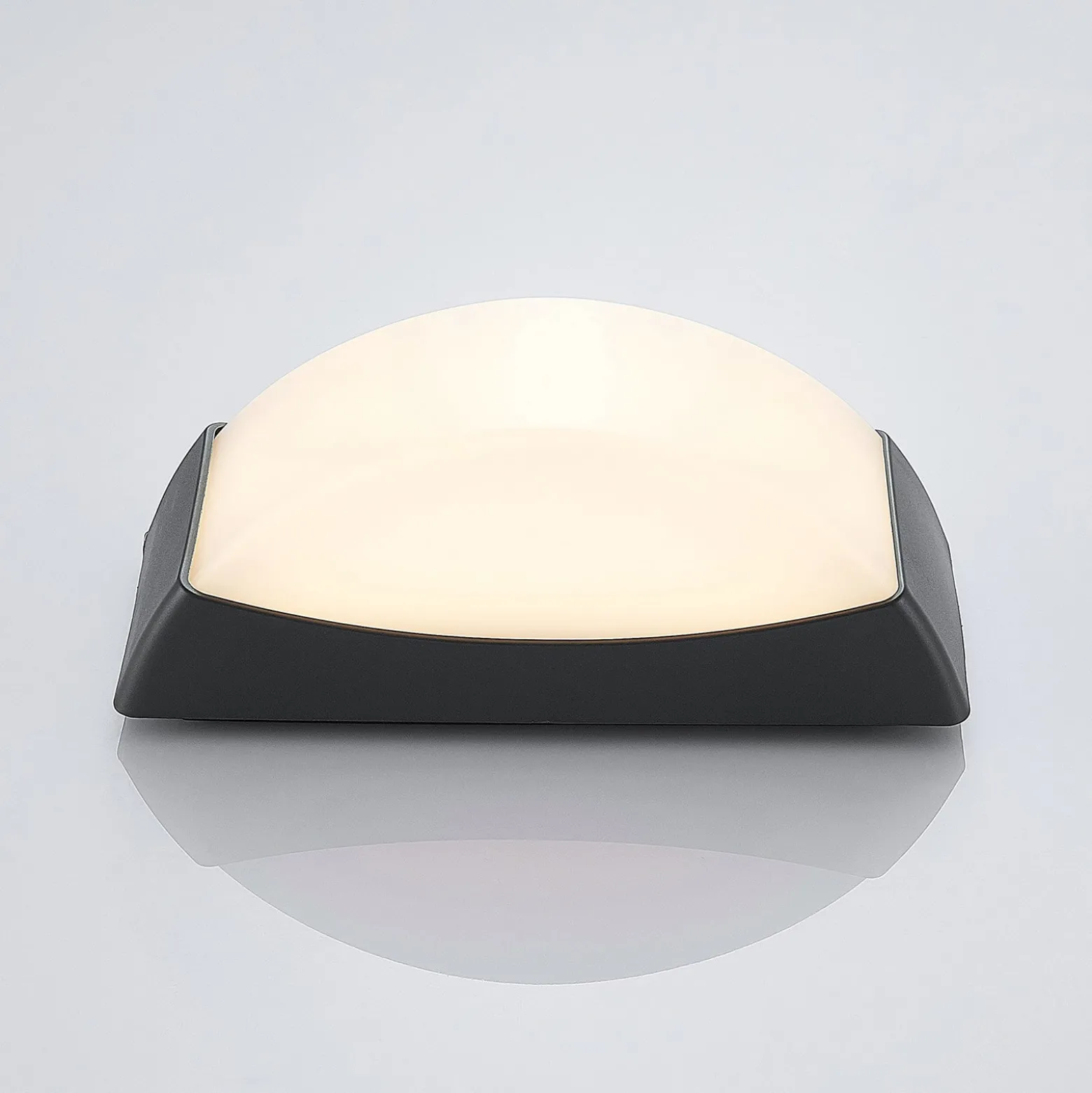 LED-ulkoseinälamppu Alexey, IP65, tummanharmaa