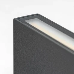 LED-ulkoseinälamppu CMD 9060, 11 cm, antrasiitti, IP54, ylös/alasvalo