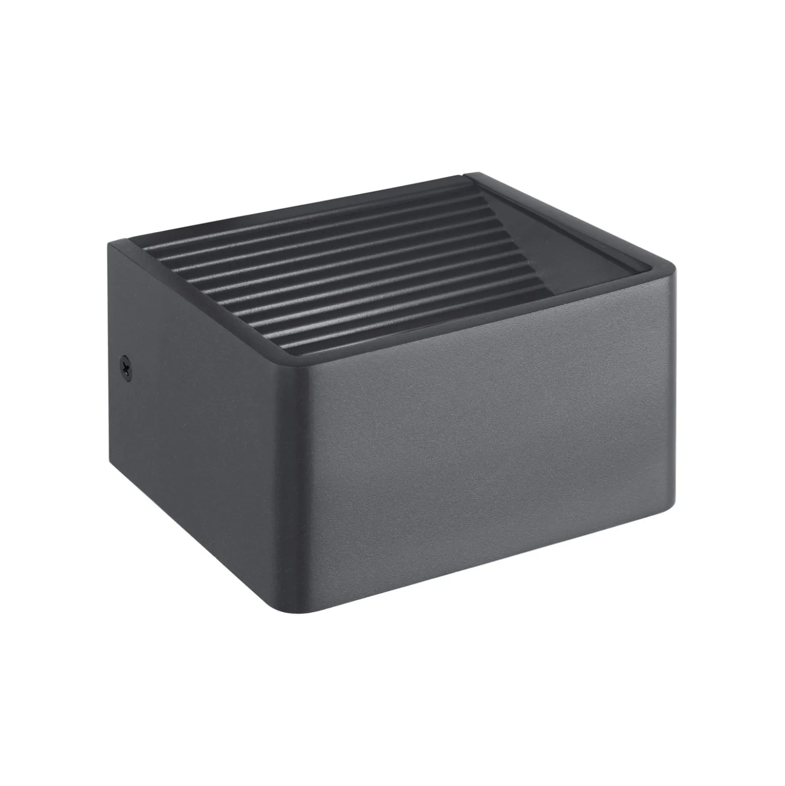 LED-ulkoseinälamppu Doninni 1, musta, leveys 13 cm, 2-lamppuinen.