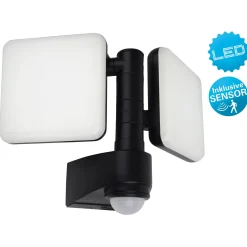 LED-ulkoseinälamppu Jaro, tunnistin, 2 lamppua