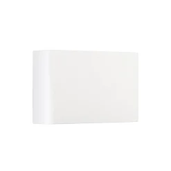 LED-ulkoseinälamppu KLEIN, valkoinen, leveys 16 cm, muovi