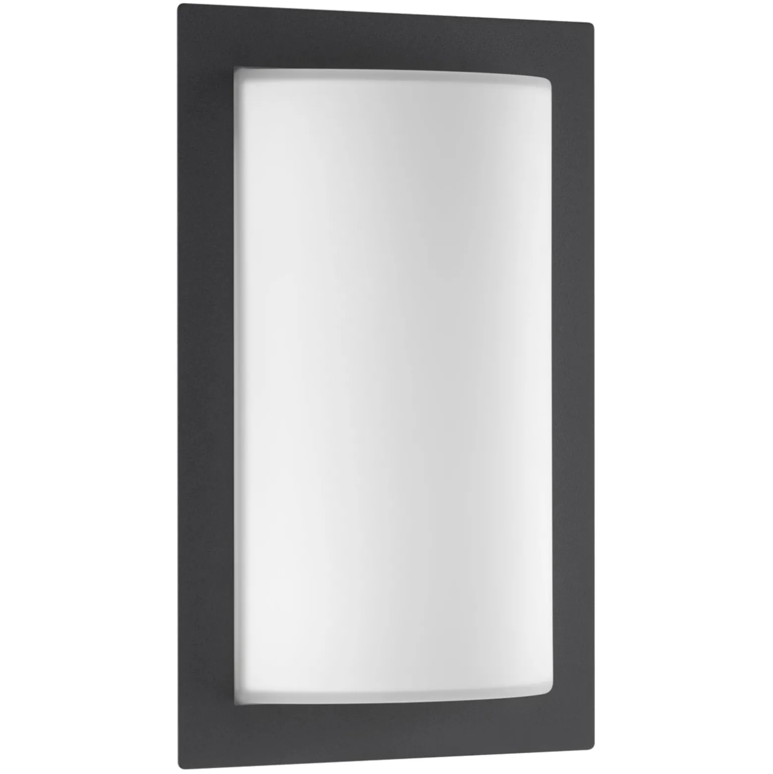 LED-ulkoseinälamppu Luis, grafiitinvärinen, lasi, ruostumaton teräs