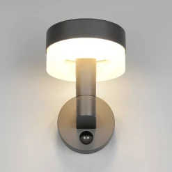 LED-ulkoseinälamppu Mackenzie Sensor antrasiitti, alumiinivalettu