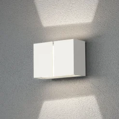 LED-ulkoseinälamppu Pavia, valkoinen